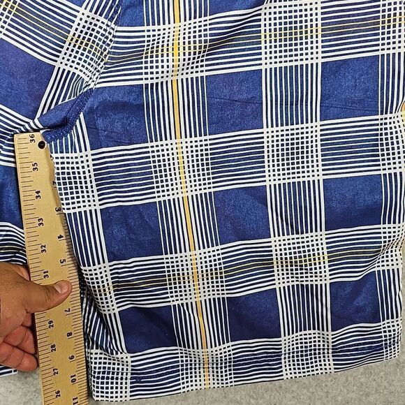 Corona Y2K Swim Trunks XL Plaid Checkered - Picture 7 of 8